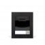 FLUSH MOUNT SINGLE HEIGHT DOOR STATION - BLACK SS-DOR-FMB